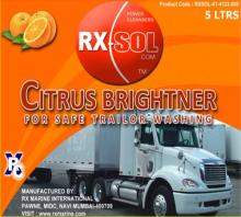 Trailer Wash Citrus brightener for Safe Cleaning